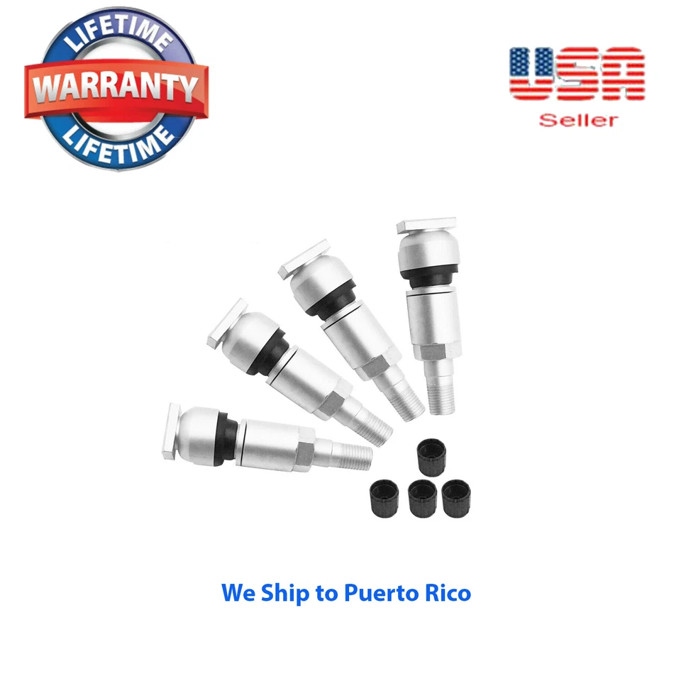 Kit de reparación de vástago de válvula sensor de presión de neumáticos 4X para Dodge Nissan 20020 20013 2010 Foto 1 de 3