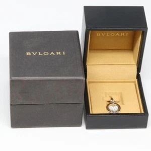 BVLGARI Tondo Herz Diamant Anhänger Charm Top K18WG 750WG - Bild 1 von 7