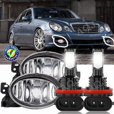 Pair LED Fog Light Lamp For Mercedes Benz X164 GL320 GL450 GL550 2007 2008 2009 - Image 1 of 4
