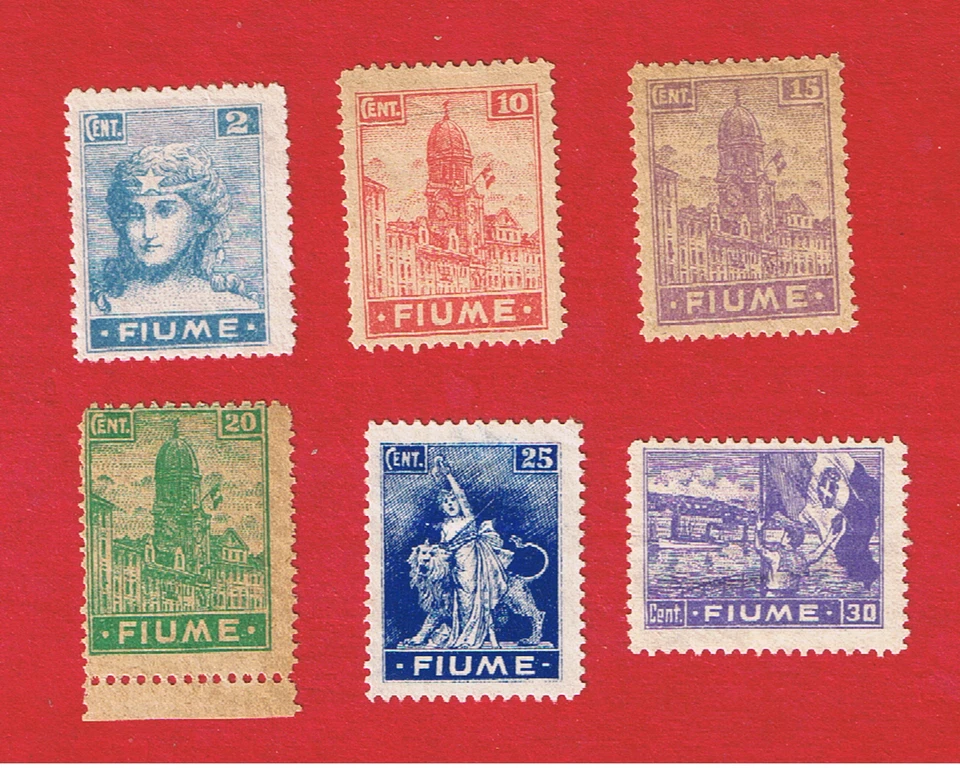 Fiume #27/34 MVFLH NG varias escenas envío y devolución gratuitos Foto 1 de 1