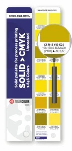 Pantone colors for process and digital printing - NinjaCOLOR SOLID CMYK Uncoated - Picture 1 of 2