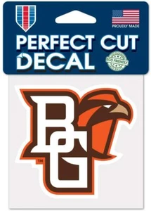 Bowling Green St. Falcons 4x4 Perfect Cut Decal Sticker Car Truck Auto FAST SHIP - Picture 1 of 1