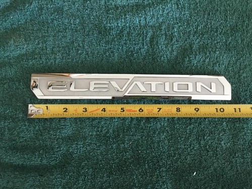 Matte Black Rear Tailgate Nameplate Badge – Fits 2019-2023 GMC Sierra Elevation