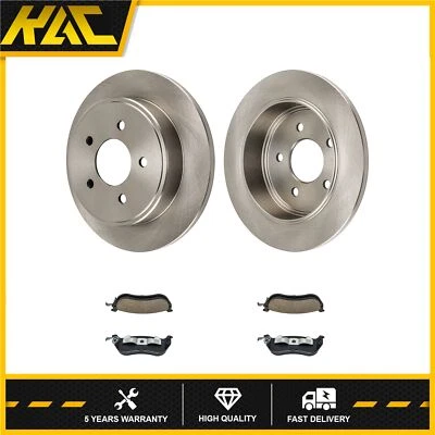 285mm Rear Brake Rotors & Ceramic Pads Fit For Mercury Grand Marquis 1996-2002 - Image 1 of 4