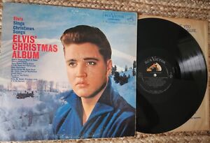 Elvis Presley Christmas Album LP LPM-1951 1958 Vinyl Record Xmas MONO RCA VG