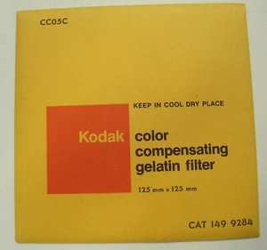 KODAK COLOR COMPENSATING FILTER NO. CC05C 5" or 125mm Square - Picture 1 of 2