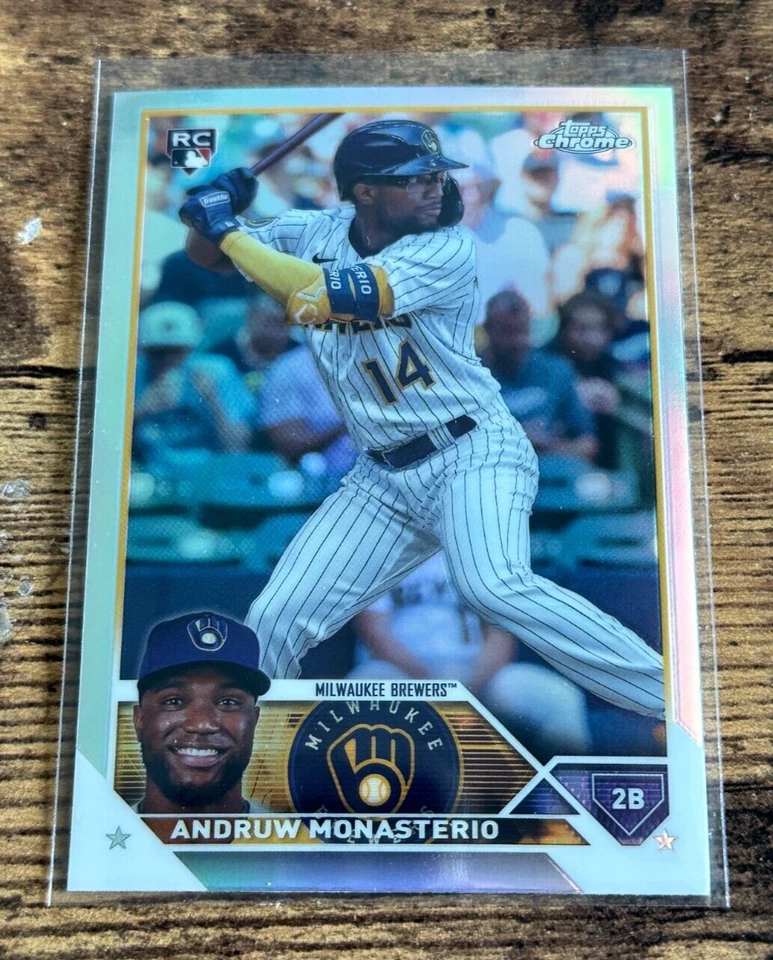 2023 Topps Chrome Update Refractors #USC177 Andruw Monasterio - Image 1 of 1