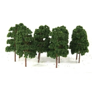 10PCS Model Trees Train Railway Wargame Diorama Architecture Layout  Scale - Picture 1 of 6