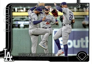 2025 Topps #255 Dodgers Swagger: Winning With Style Again Rainbow Foil - Picture 1 of 2