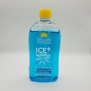 Ocean Potion Suncare ICE + Skin Repair 20,5 Oz. beruhigendes Gel sofortige Verbrennungslinderung - Bild 1 von 6