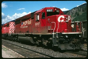Original Rail Slide - CP Canadian Pacific 6017 North Bend BC 8-20-1996 - #822 - Picture 1 of 1