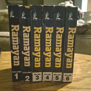Ramayan in Hindu w/English Subtitles Sagar Video | VHS Tape Lot Volumes #1-6 - Picture 1 of 4