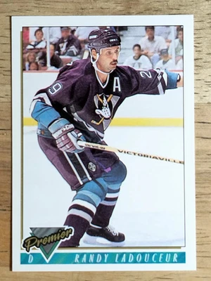 1993-94 Topps Premier #469 Randy Ladouceur - Image 1 of 2