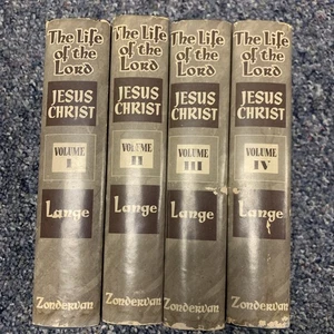 The Life Of Our Lord Jesus Christ By John Peter Lange (4 Vol Set) HC DJ - Picture 1 of 5