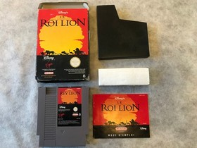 JEU NINTENDO NES LE ROI LION  BOITE NOTICE TESTE