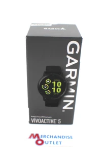 Garmin Vivoactive 5 GPS Fitness Watch - Android or iOS - Black - New! - Picture 1 of 4