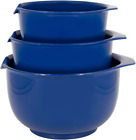 GLAD Mixing Bowls with Pour Spout, Set of 3 | Nesting Design Saves Space | Non-S