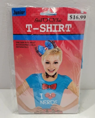 Geek Chic I Love Nerds T - Shirt Halloween Accessory Size Junior One Size - Image 1 of 2