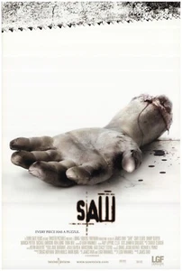 SAW - 2004 PSYCHOLOGICAL HORROR MOVIE POSTER - Various Sizes Available - Picture 1 of 1