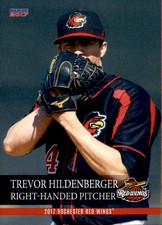 2017 Rochester Red Wings Choice #13 Trevor Hildenberger San Jose California Card