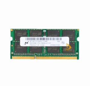 RAM Micron 8GB DDR3 RAM PC3-10600 DDR3 1333MHz 204Pin SODIMM Laptop Memory CL9_ - Picture 1 of 6