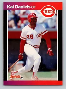 1989 Donruss #198 Kal Daniels Cincinnati Reds - Picture 1 of 2