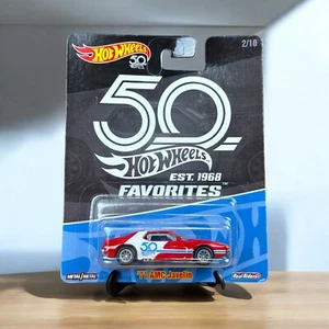 HOT WHEELS 2017 50th Anniversary Favorites 71 AMC Javelin Real Riders 2/10 - Picture 1 of 4
