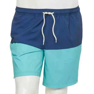 NEW Trinity Coast Big & Tall Mens Lined 9” Inseam Swim Trunks, blue, 3XLT - Picture 1 of 5