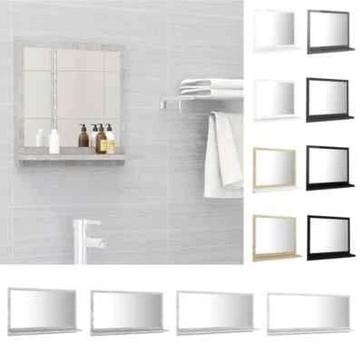 Badspiegel Wandspiegel Badezimmerspiegel Spiegel mit Ablage 40/60/80/90/100cm DE - Bild 1 von 4