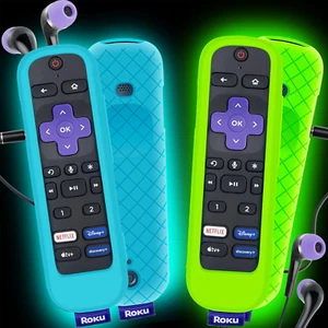 2er Pack Hülle für Roku Voice Remote Pro, Cover für Roku Kopfhörer Fernbedienung Rechargea - Bild 1 von 12