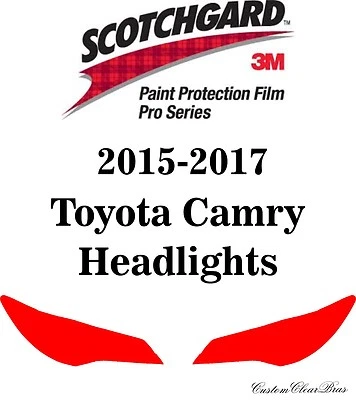 Película de protección de pintura 3M Scotchgard serie Pro 2015 2016 2017 Toyota Camry  Foto 1 de 3