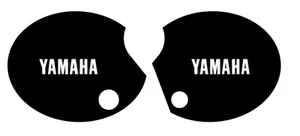 Side Cover Decal Set For YAMAHA XT500 1976 1977 1978 1979 White Lettering 5-122 - Picture 1 of 1
