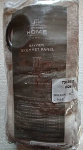 JC Penney Home Bayview Pannello occhiello 50"x63" avorio nuovo 2 conteggi, - Foto 1 di 4