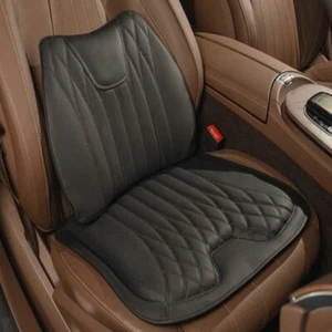 Car Front Seat Cushion Memory Foam Lumbar Back Support Waist Pillow Chair Office - Picture 1 of 16
