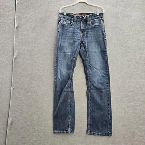 Cody James Men Jeans 31x34 Blue Denim Slim Straight Pockets Mid Rise Spandex - Picture 1 of 16