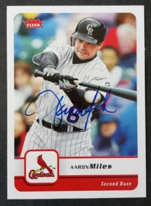 2006 Fleer SIGNED: Aaron Miles, CARDINALS #321 - Picture 1 of 1