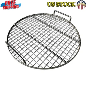Stainless Steel 22 Inch Grill Grate Heavy Duty Easy Clean Compatible BBQ Round - Picture 1 of 5