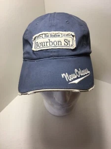 Trucker/baseball Cap Hook&loop VERY GOOD CONDITION BOURBON ST - Picture 1 of 8