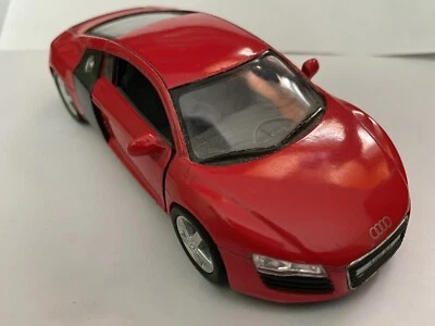 Kinsmart 2020 Audi R8 Coupe Red 1/36 Scale Diecast Pull Back Car - Image 1 of 4