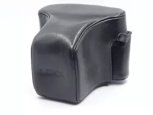 Ever-ready black leather case for Leica R4, large front flap, code 14568 - Picture 1 of 8