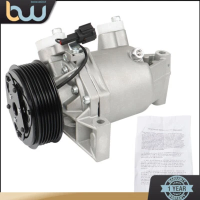 A/C Compressor W/Clutch For Nissan Versa Tiida Versa Note 2012-2018 1.6L 1.8L - Image 1 of 4