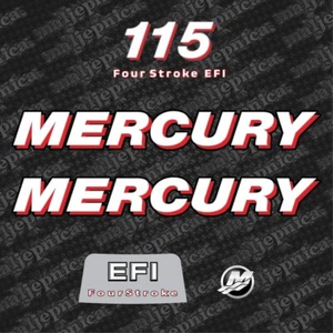 Mercury 115 / 115hp Decal Set (2006–2012) – Four Stroke EFI Outboard Replacement - Bild 1 von 4