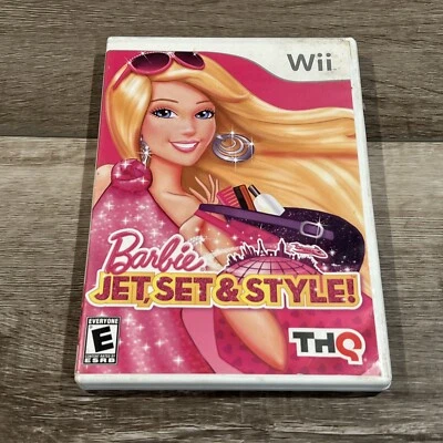 Barbie: Jet, Set & Style - Nintendo Wii - CIB - Image 1 of 3