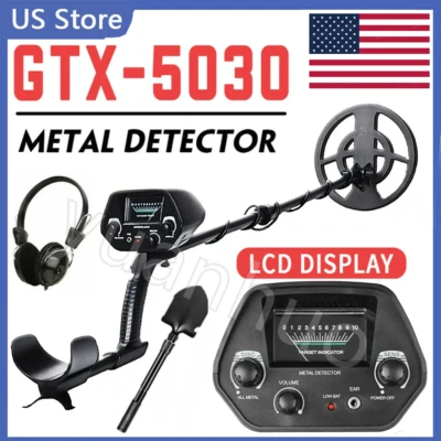 US Waterproof Metal Detector Deep Sensitive Search Gold Digger Hunter GTX5030