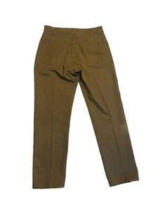 60’s 70’s Big E Levi’s Sta Prest Black Tab. Olive Brown Earth Tones Pants 30x28 - Picture 1 of 17