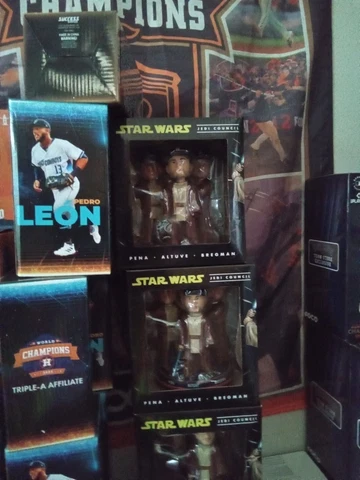 Houston astros sga WS STAR WARS BOBBLEHEAD Pena Jose and Alex 2023 Cover