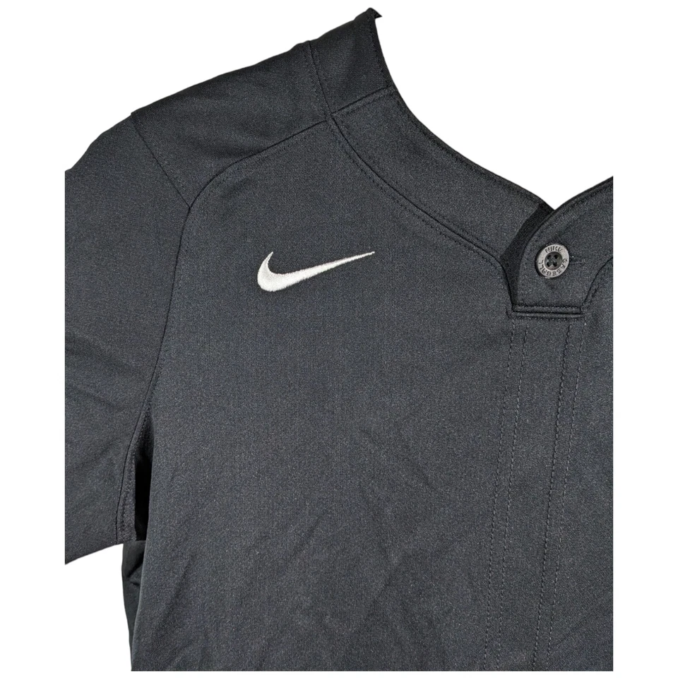 2 Boys Black Baseball Jerseys Shirts Youth Size Large Nike