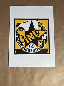 Robert Indiana Skid Row Lithograph 1973 Art Print Self Portrait 69 - Bild 1 von 3