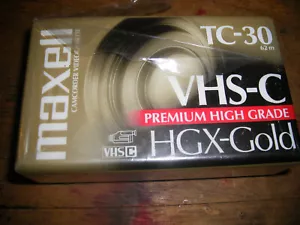 Maxell VHS-C TC-30 Videocassette 1 piece - Picture 1 of 1