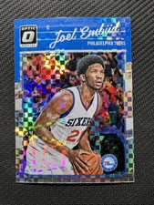 2016-17 Panini Donruss Optic Joel Embiid Checkerboard Prizm SSP. 1st Yr Optic!